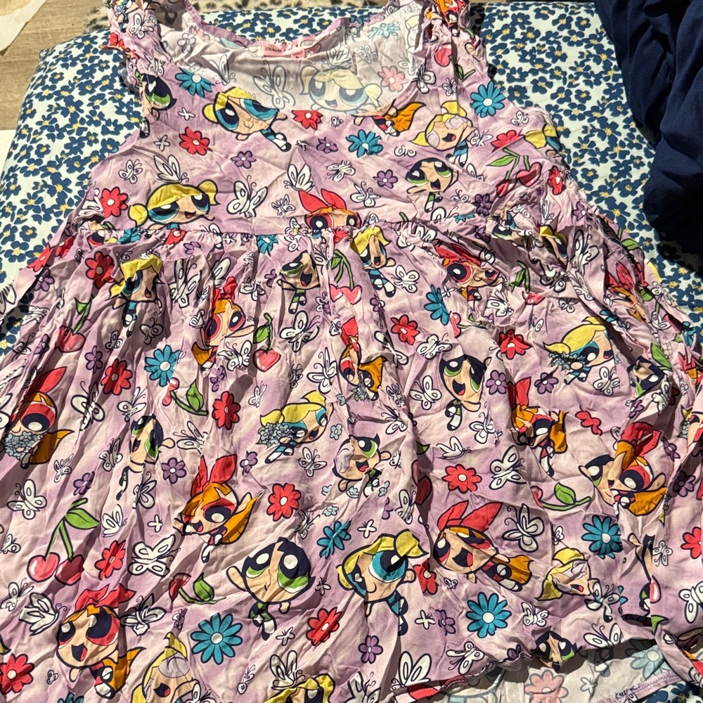 Dolls Kill Pink Cartoon Mini Dress